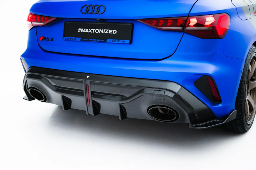 Maxton Design Prepreg Carbon Fiber Rear Diffuser para Audi RS3 Sportback 8Y Facelift - imagen 2