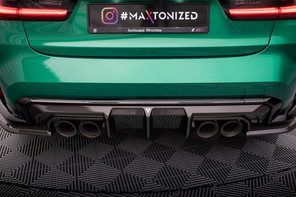 Maxton Design Prepreg Carbon Fiber Rear Diffuser para BMW M3 Sedan / Touring G80 / G81 - imagen 5
