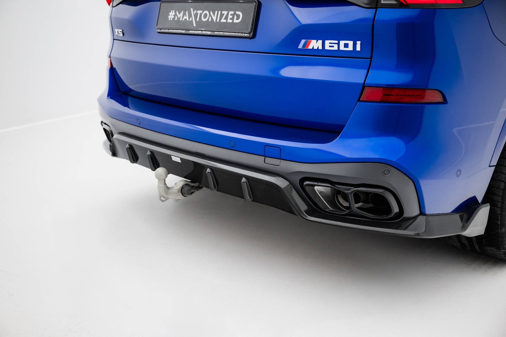 Maxton Design Prepreg Carbon Fiber Rear Diffuser para BMW X5 M-Pack G05 Facelift - imagen 10