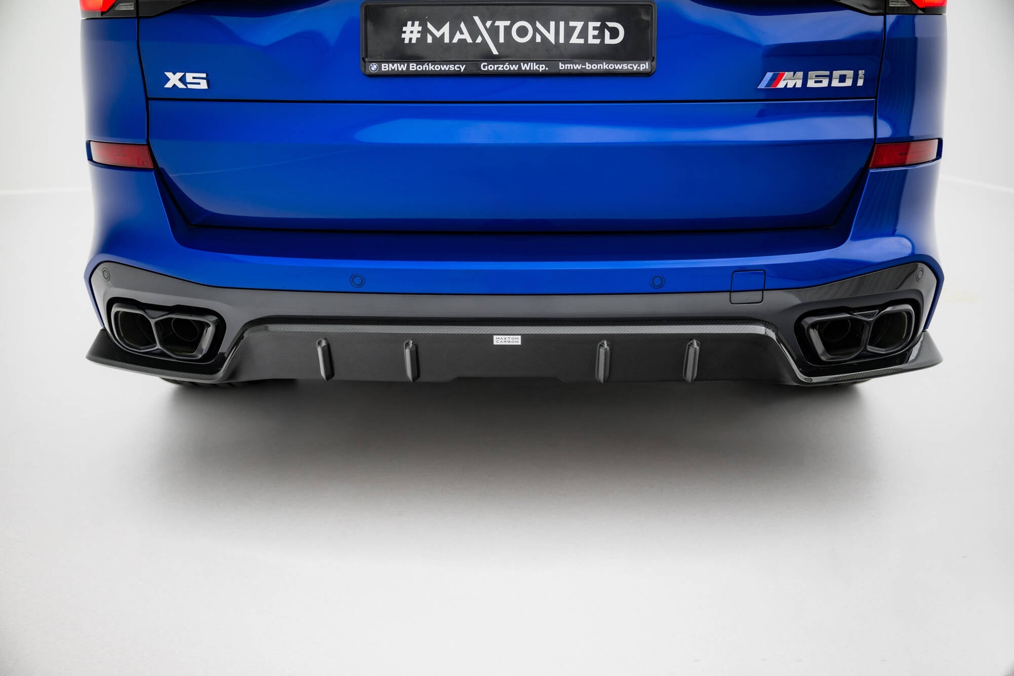 Maxton Design Prepreg Carbon Fiber Rear Diffuser para BMW X5 M-Pack G05 Facelift - imagen 3