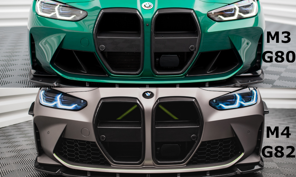 Maxton Design Prepreg Carbon Fiber Front Grill para BMW M4 G82 / M3 G80 - imagen 1