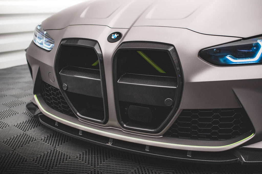 Maxton Design Carbon Fiber Front Grill Prepreg para BMW M4 G82 / M3 G80 - version with radar - imagen 10