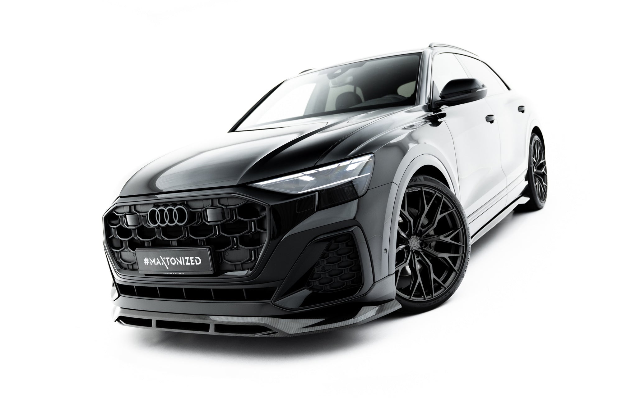 Maxton Design Set Of Prepreg Carbon Splitters para Audi Q8 S-Line Mk1 Facelift - imagen 7