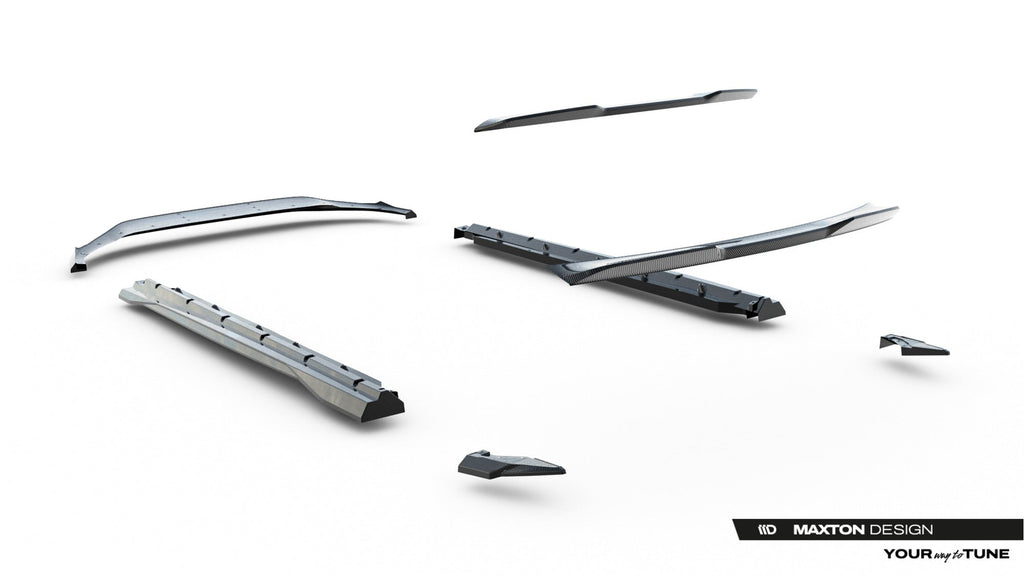 Maxton Design Set Of Prepreg Carbon Splitters para Audi Q8 S-Line Mk1 Facelift - imagen 31