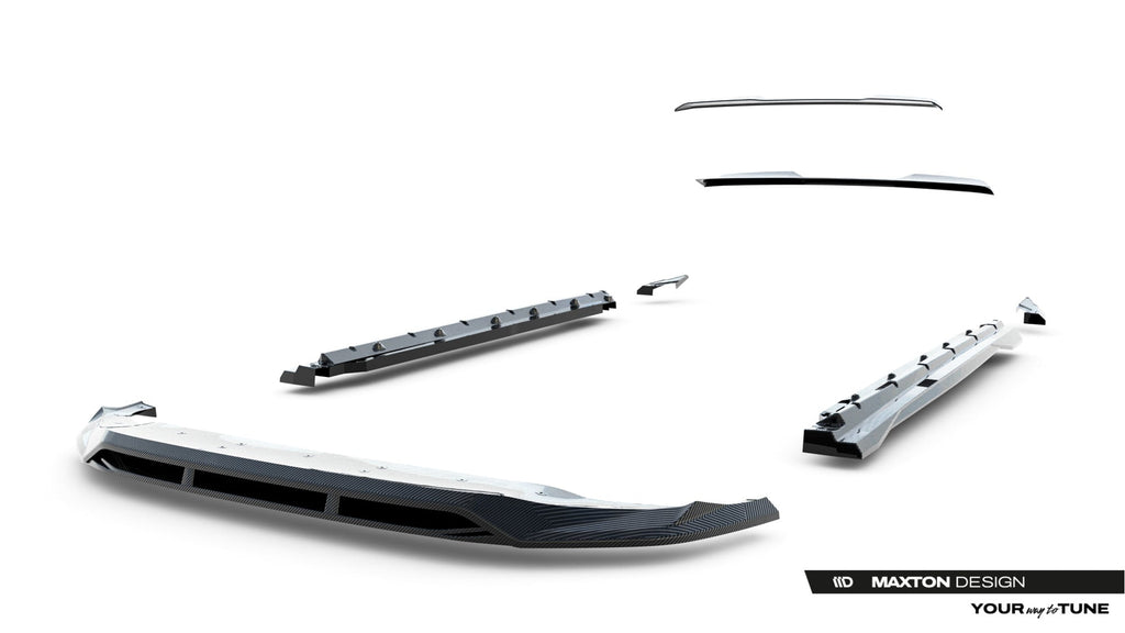 Maxton Design Set Of Prepreg Carbon Splitters para Audi Q8 S-Line Mk1 Facelift - imagen 32