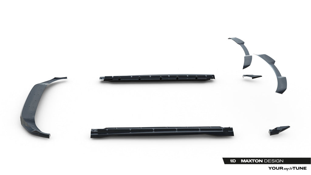 Maxton Design Set Of Prepreg Carbon Splitters para Audi Q8 S-Line Mk1 Facelift - imagen 33