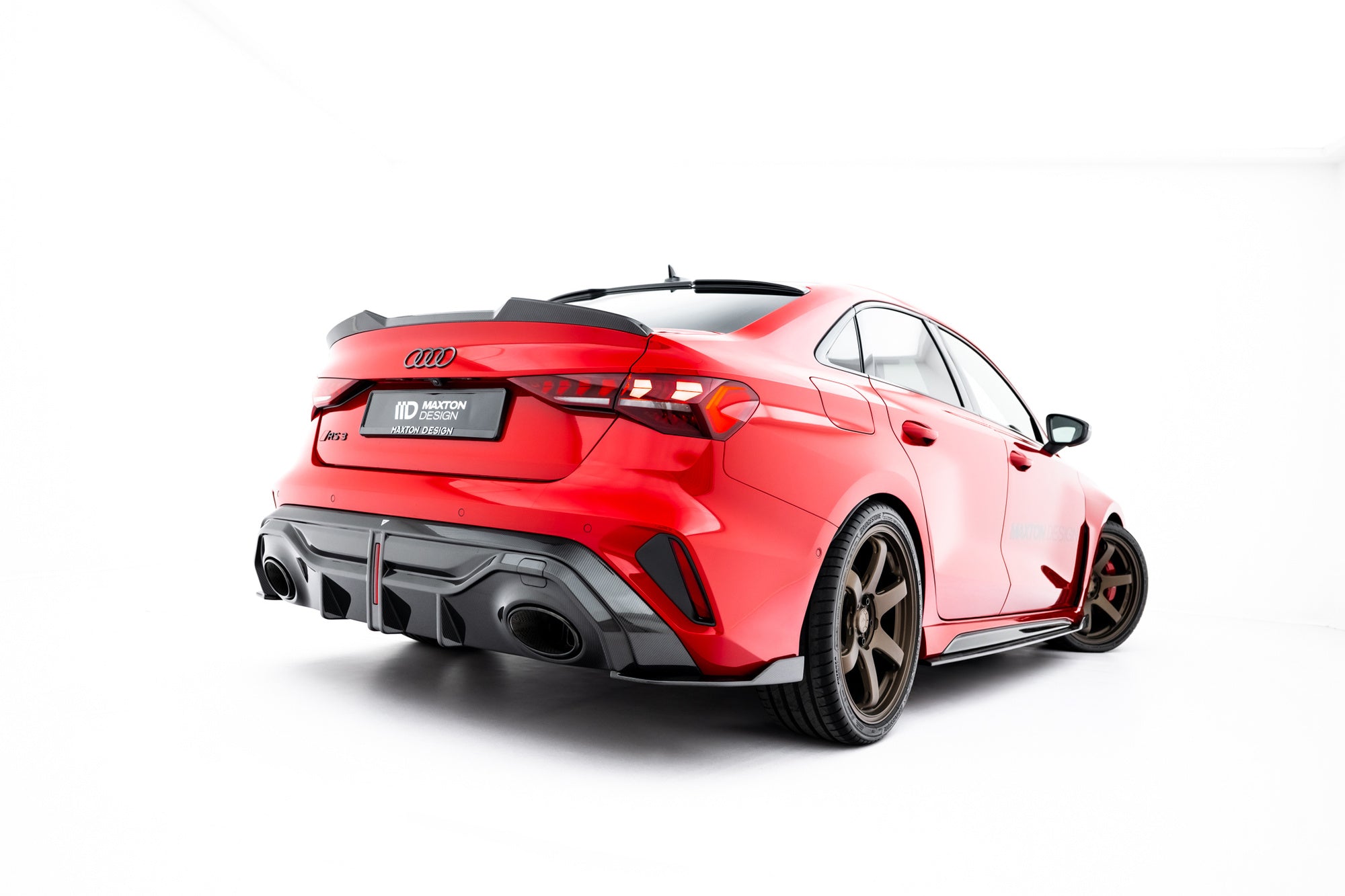 Maxton Design Set Of Prepreg Carbon Splitters para Audi RS3 Sedan 8Y Facelift - imagen 22