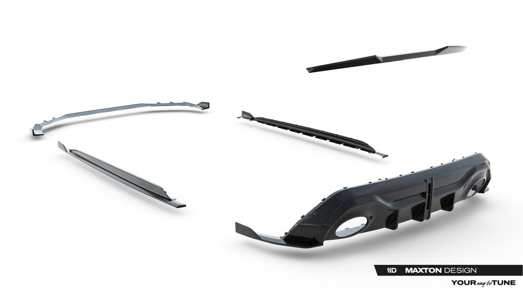 Maxton Design Set Of Prepreg Carbon Splitters para Audi RS3 Sedan 8Y Facelift - imagen 40