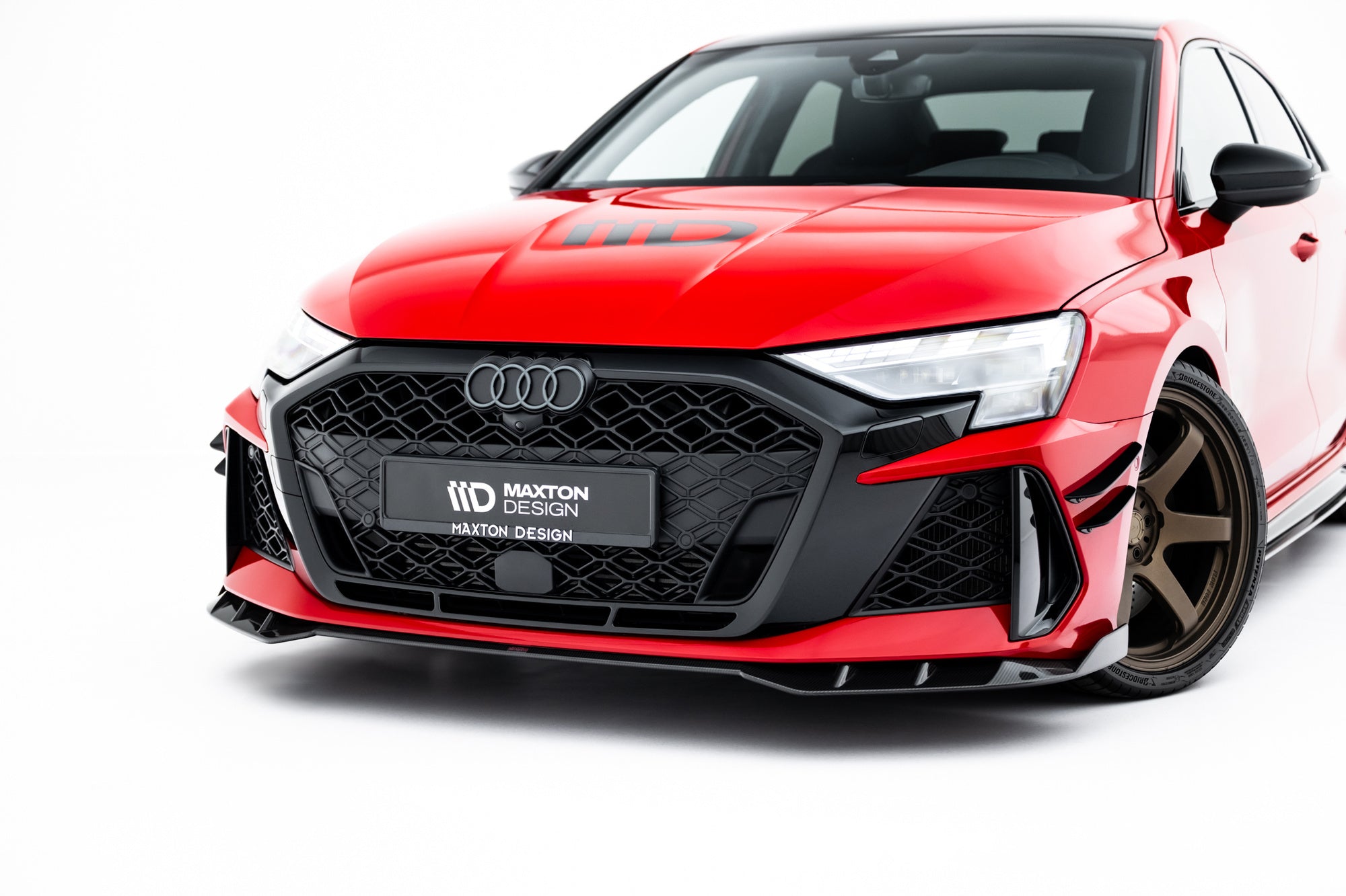 Maxton Design Set Of Prepreg Carbon Splitters para Audi RS3 Sedan 8Y Facelift - imagen 6
