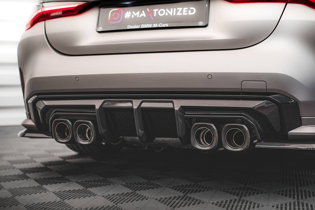 Maxton Design Set Of Prepreg Carbon Fiber Splitters para BMW M4 Coupe G82 / G82 Facelift - imagen 14
