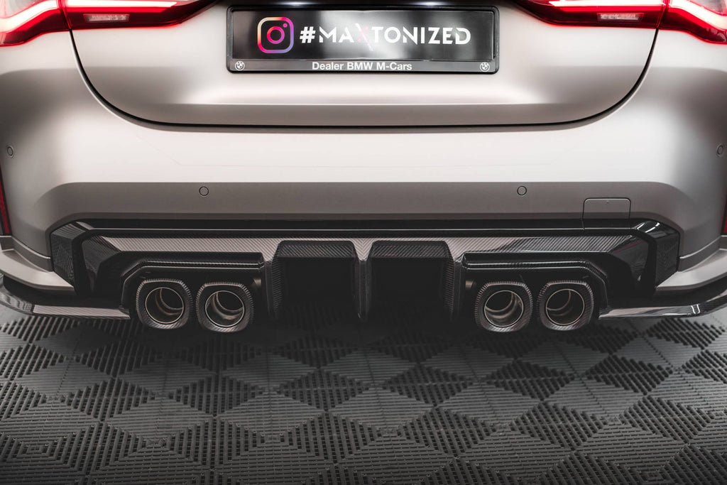 Maxton Design Set Of Prepreg Carbon Fiber Splitters para BMW M4 Coupe G82 / G82 Facelift - imagen 15
