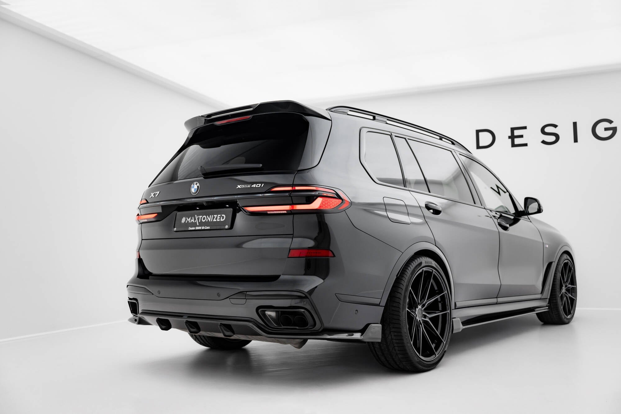 Maxton Design Set Of Prepreg Carbon Splitters V.1 para BMW X7 M-Pack G07 Facelift - imagen 13
