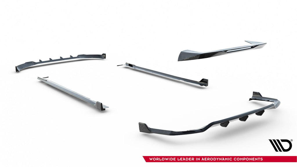 Maxton Design Set Of Prepreg Carbon Splitters V.1 para BMW X7 M-Pack G07 Facelift - imagen 19