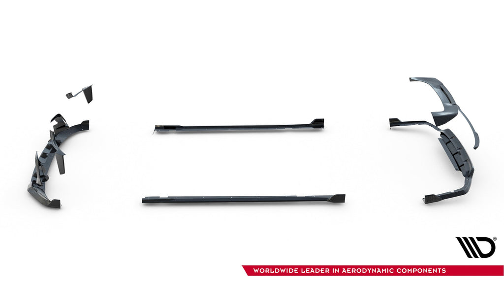 Maxton Design Set Of Prepreg Carbon Splitters V.2 para BMW X7 M-Pack G07 Facelift - imagen 21
