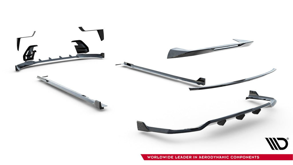 Maxton Design Set Of Prepreg Carbon Splitters V.2 para BMW X7 M-Pack G07 Facelift - imagen 23