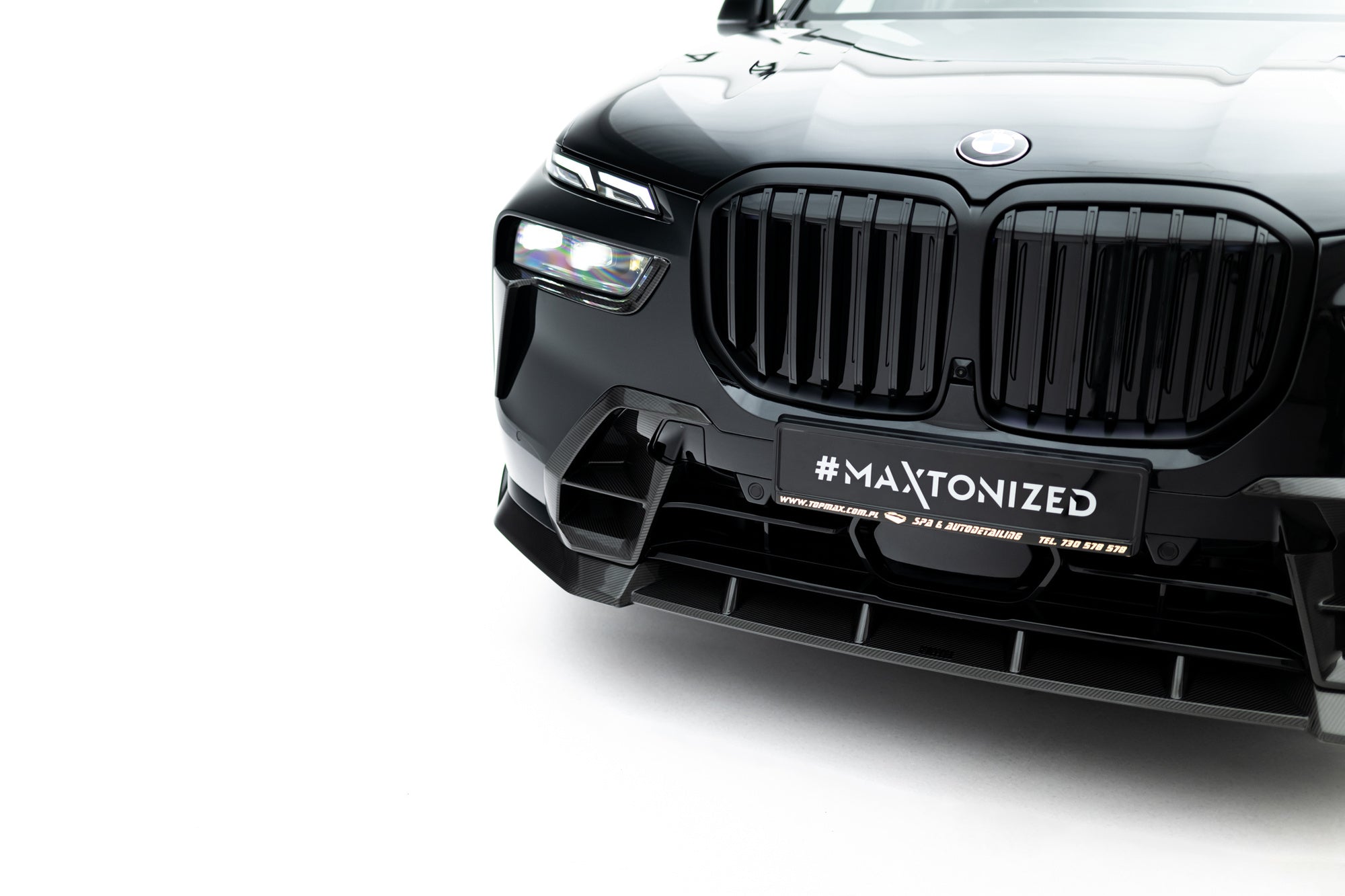Maxton Design Set Of Prepreg Carbon Splitters V.2 para BMW X7 M-Pack G07 Facelift - imagen 5