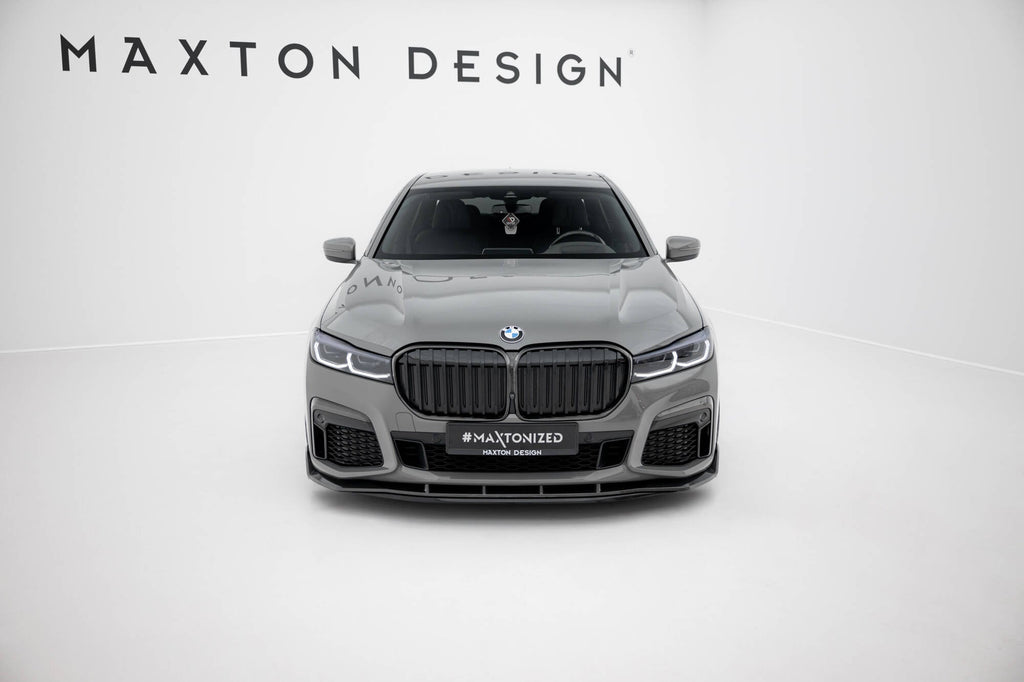 Maxton Design Splitter delantero de fibra de carbono pre-preg + Abs Splitter para BMW 7 M-Pack G11 Facelift - imagen 2