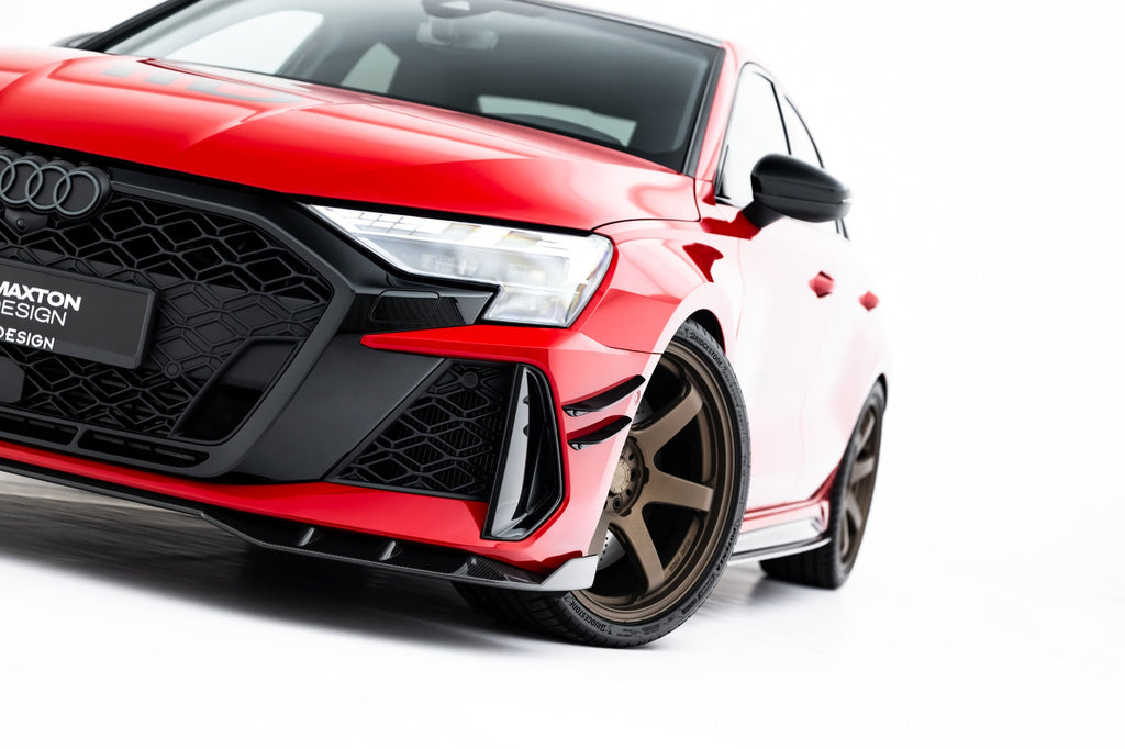 Maxton Design Splitter delantero de fibra de carbono pre-preg para Audi RS3 Sedan 8Y Facelift - imagen 2