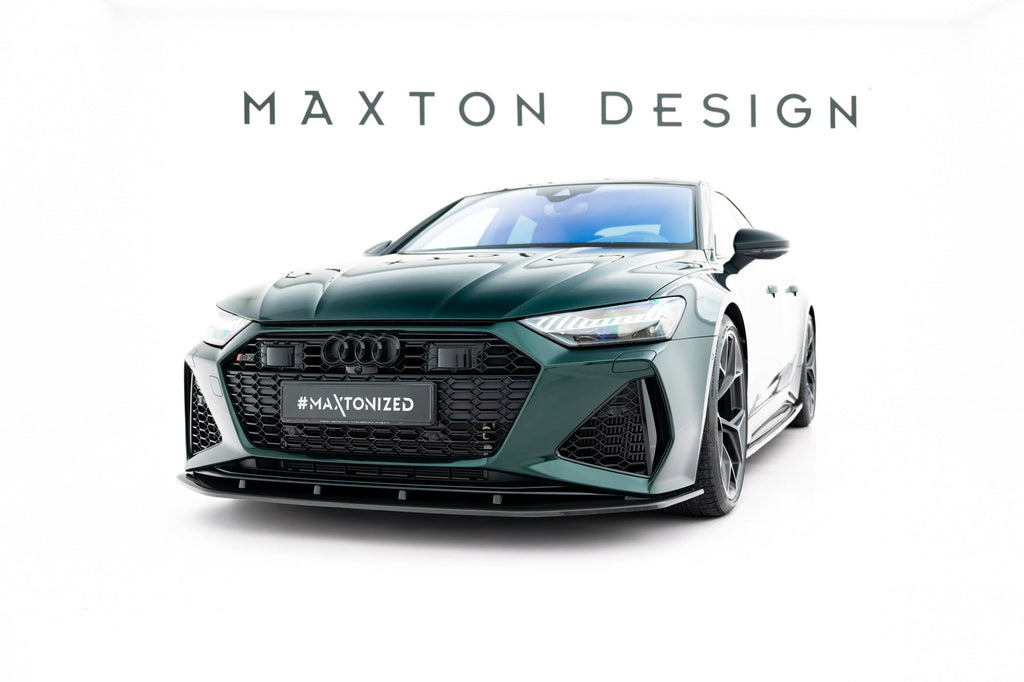 Maxton Design Splitter delantero de fibra de carbono pre-preg para Audi RS7 C8 - imagen 1