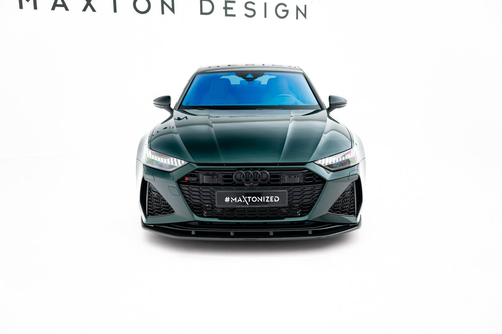 Maxton Design Splitter delantero de fibra de carbono pre-preg para Audi RS7 C8 - imagen 7