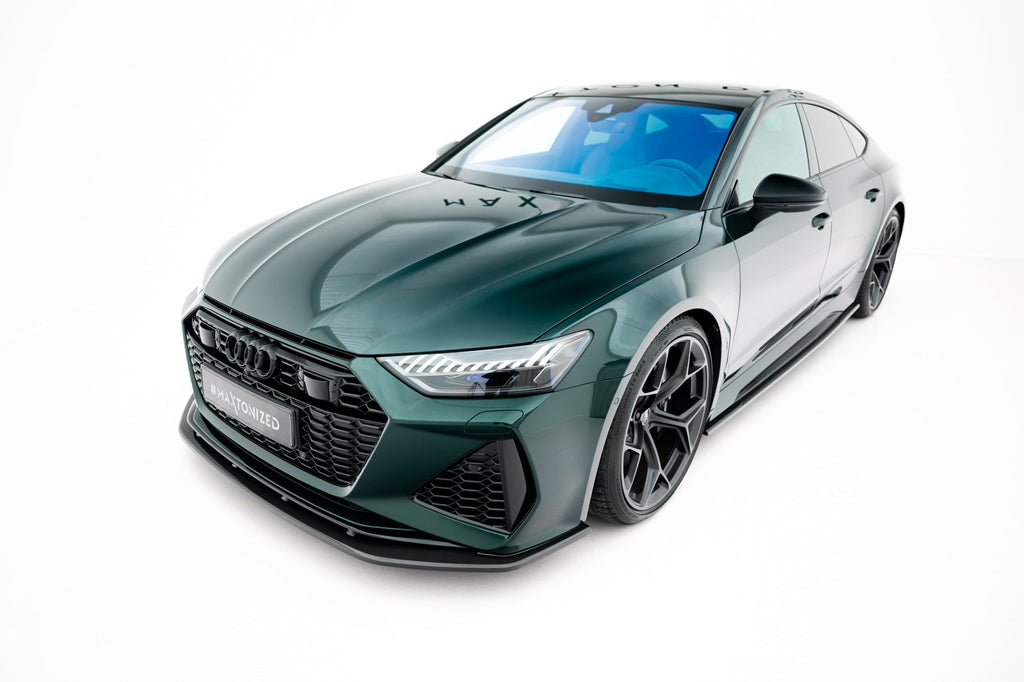 Maxton Design Splitter delantero de fibra de carbono pre-preg para Audi RS7 C8 - imagen 3