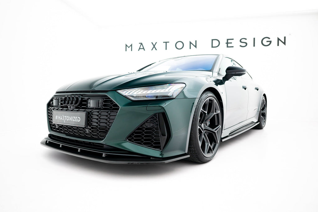 Maxton Design Splitter delantero de fibra de carbono pre-preg para Audi RS7 C8 - imagen 6