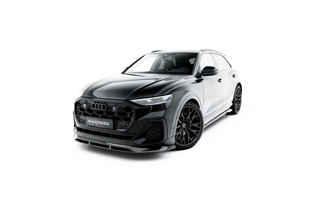 Maxton Design Splitter delantero de fibra de carbono pre-preg para Audi SQ8 / Q8 S-Line Mk1 Facelift - imagen 2