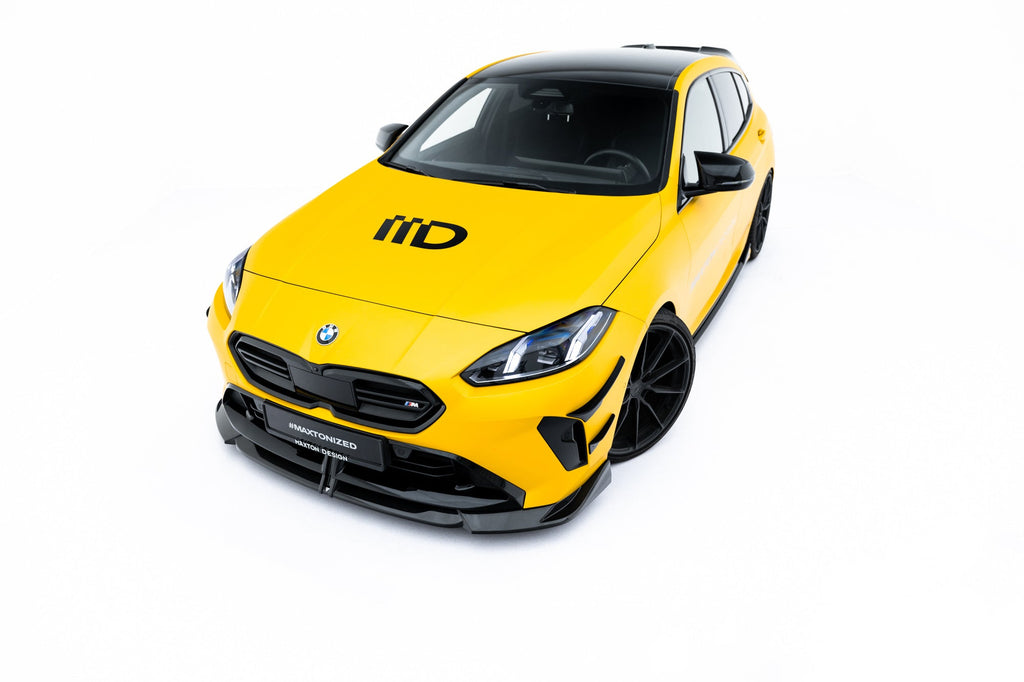 Maxton Design Splitter delantero de fibra de carbono pre-preg para BMW M135i / 1 M-Pack F70 - imagen 2