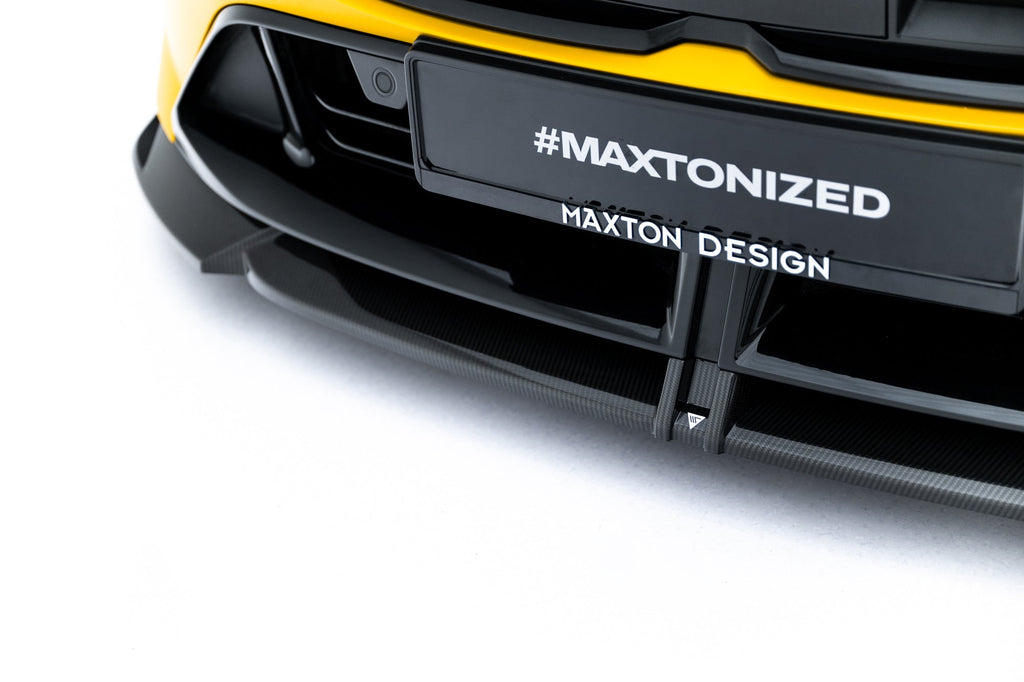 Maxton Design Splitter delantero de fibra de carbono pre-preg para BMW M135i / 1 M-Pack F70 - imagen 7