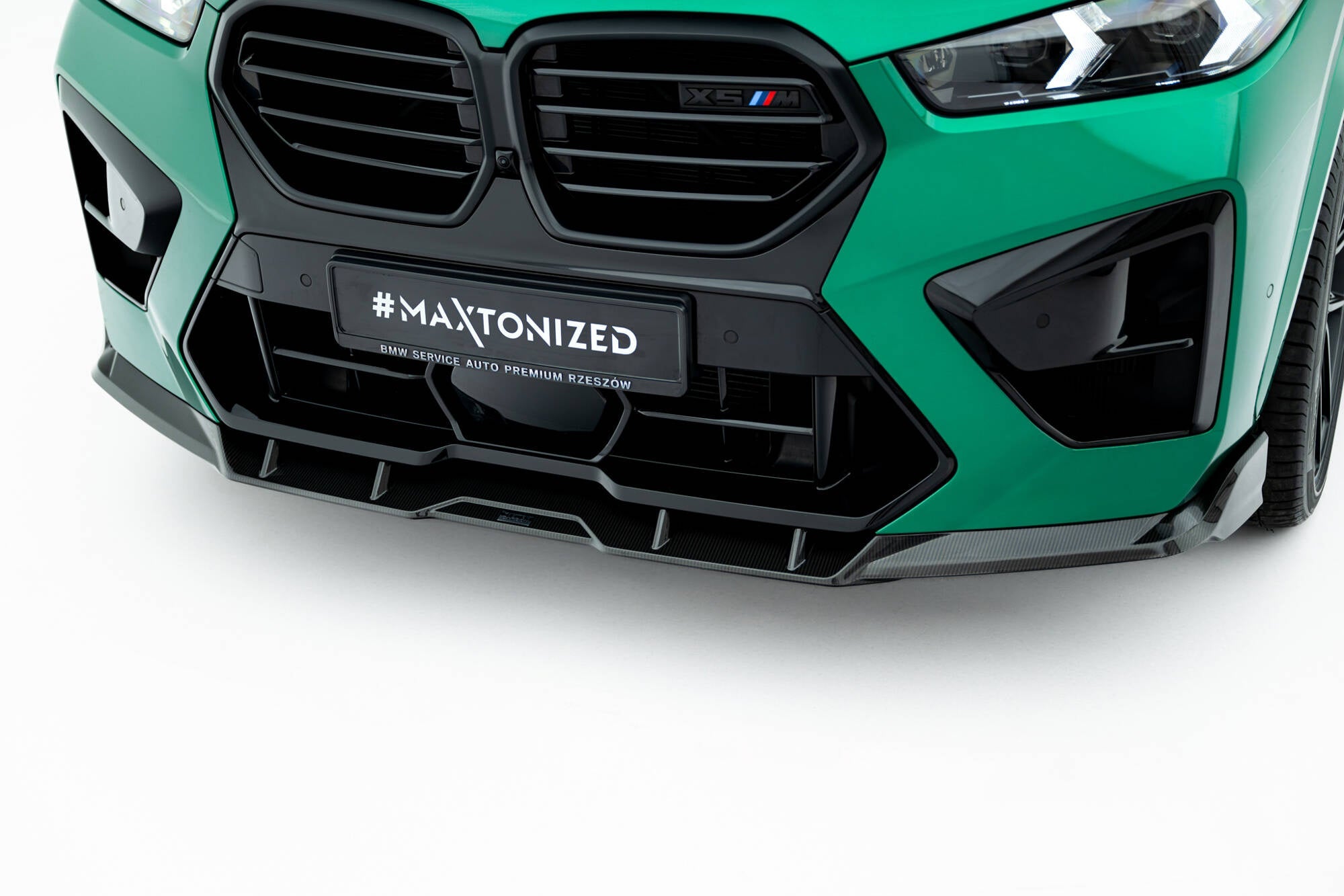 Maxton Design Splitter delantero de fibra de carbono pre-preg para BMW X5 M F95 Facelift - imagen 3