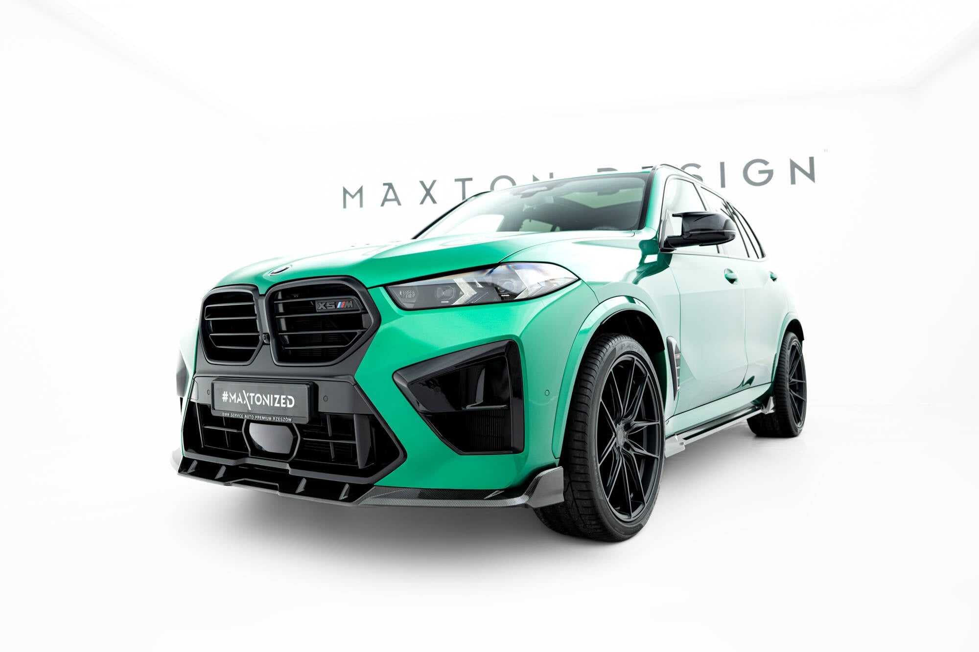 Maxton Design Splitter delantero de fibra de carbono pre-preg para BMW X5 M F95 Facelift - imagen 6