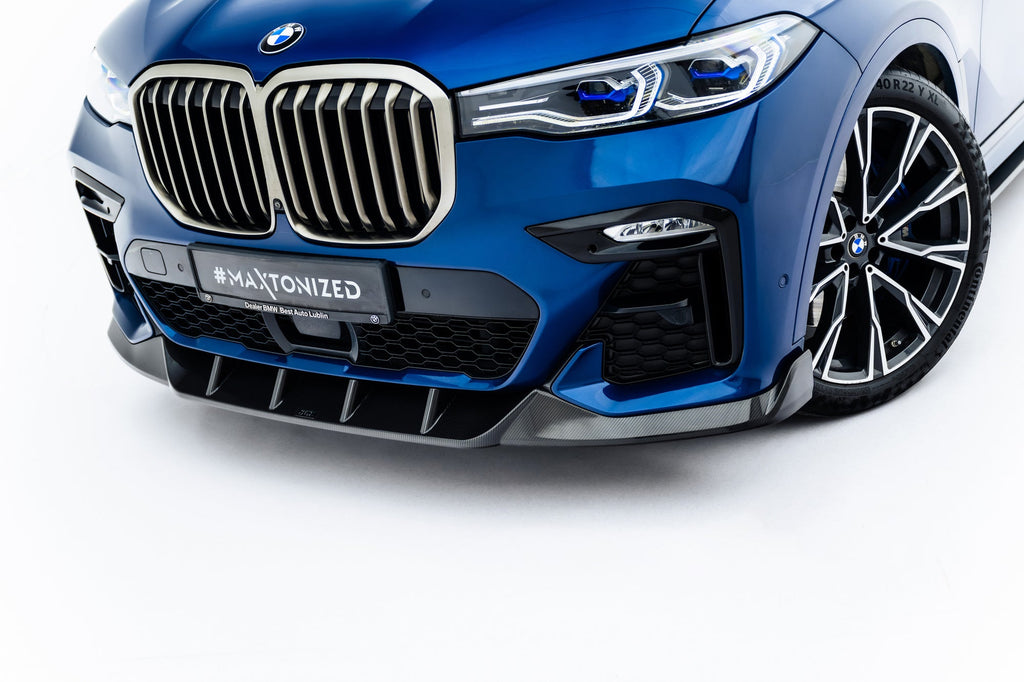 Maxton Design Splitter delantero de fibra de carbono pre-preg para BMW X7 M-Pack G07 - imagen 2