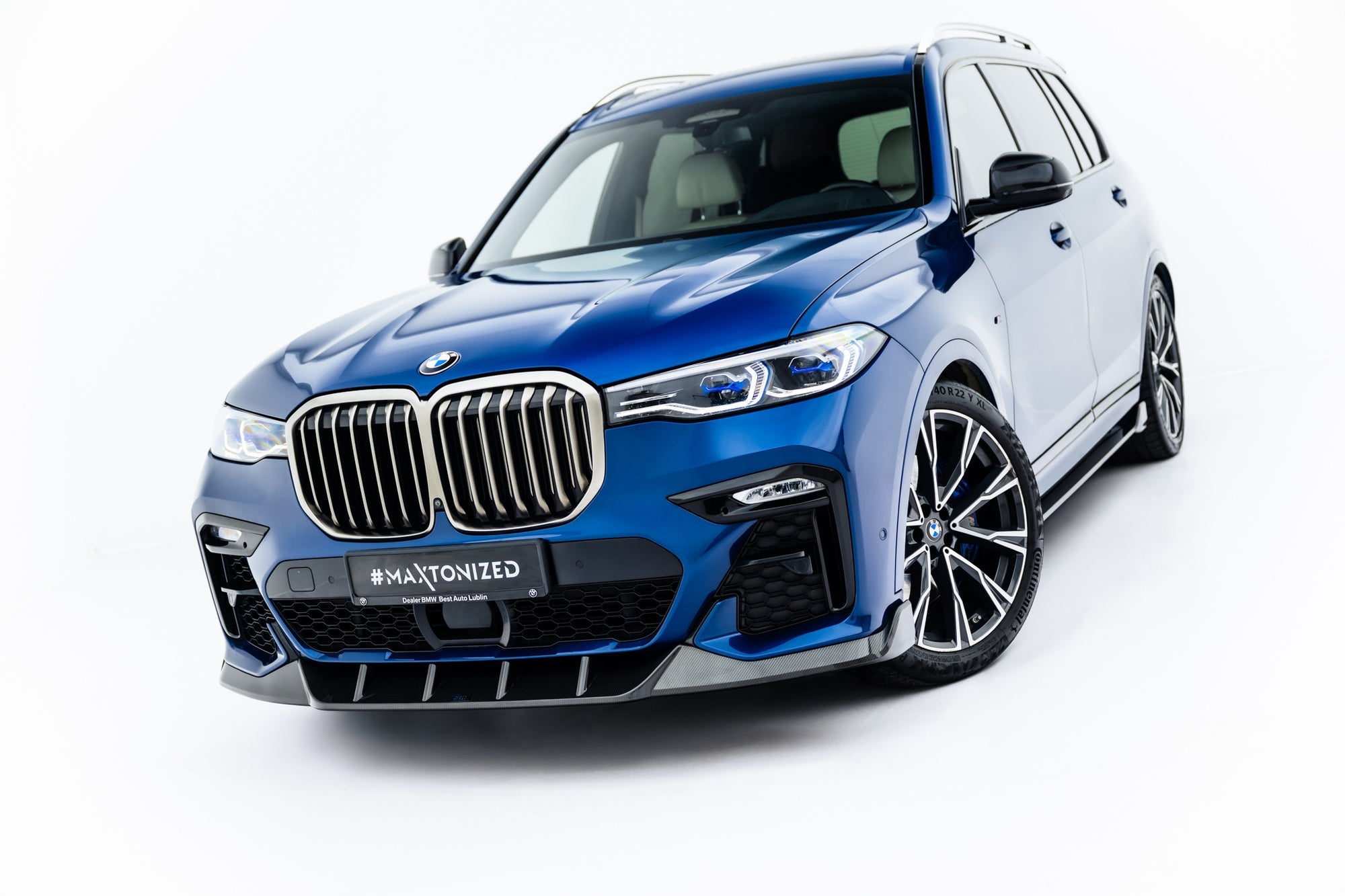 Maxton Design Splitter delantero de fibra de carbono pre-preg para BMW X7 M-Pack G07 - imagen 4