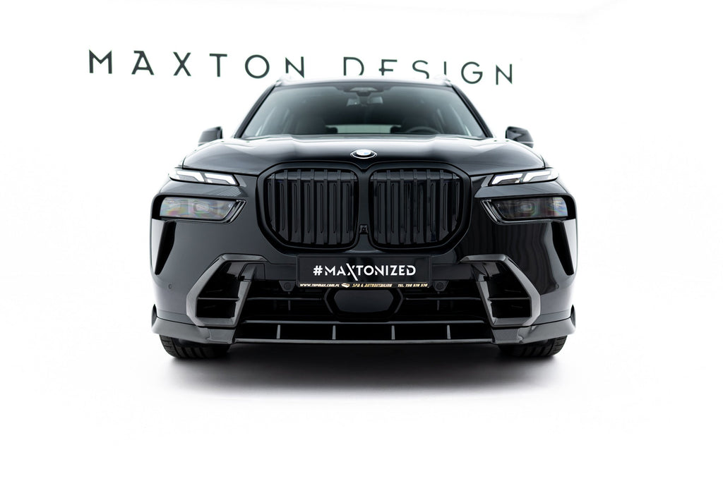 Maxton Design Splitter delantero de fibra de carbono pre-preg para BMW X7 M-Pack G07 Facelift - imagen 2