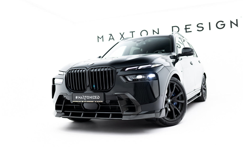 Maxton Design Splitter delantero de fibra de carbono pre-preg para BMW X7 M-Pack G07 Facelift - imagen 3