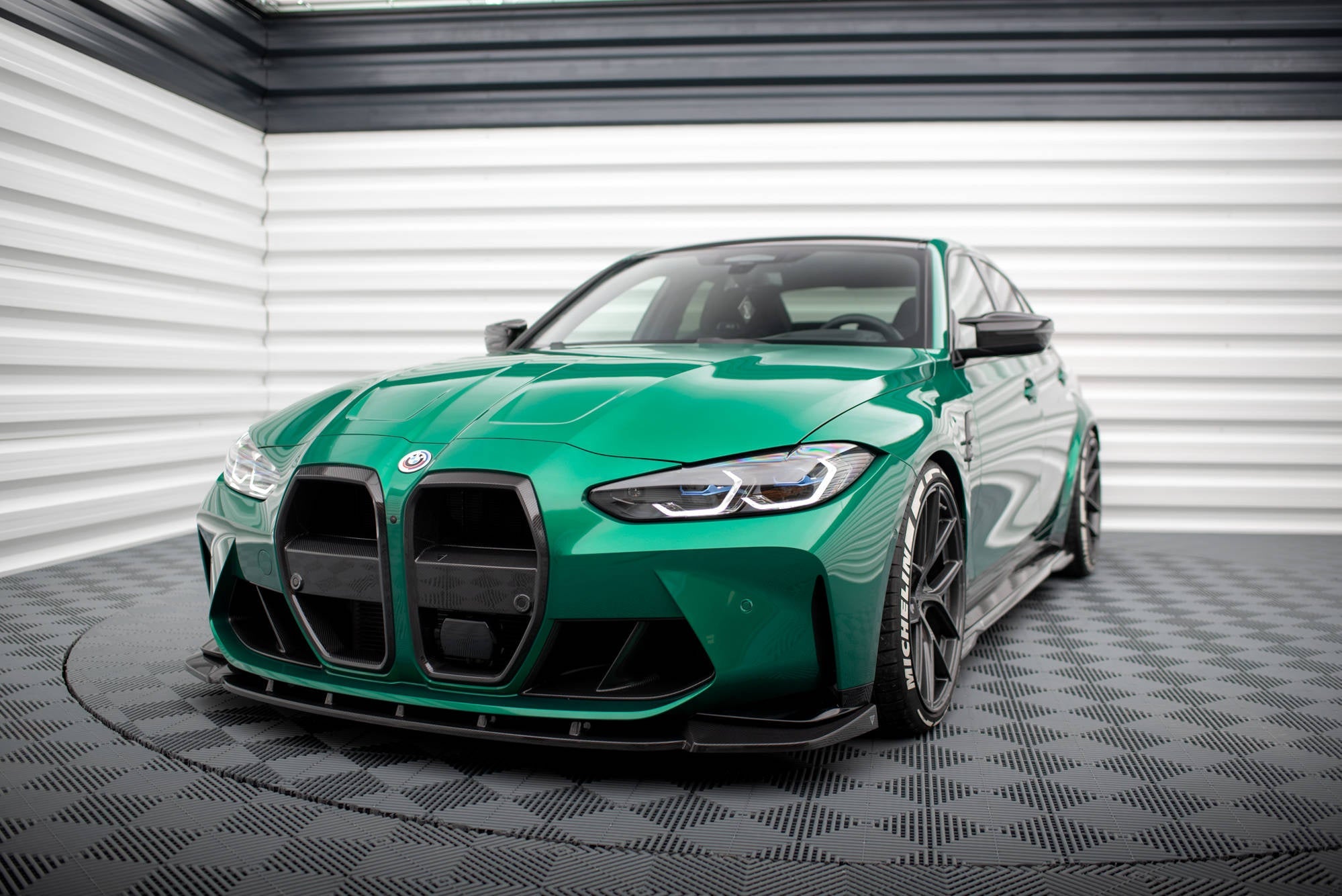 Maxton Design Splitter delantero de fibra de carbono pre-preg V.1 para BMW M3 Sedan / Touring G80 / G81 - imagen 2