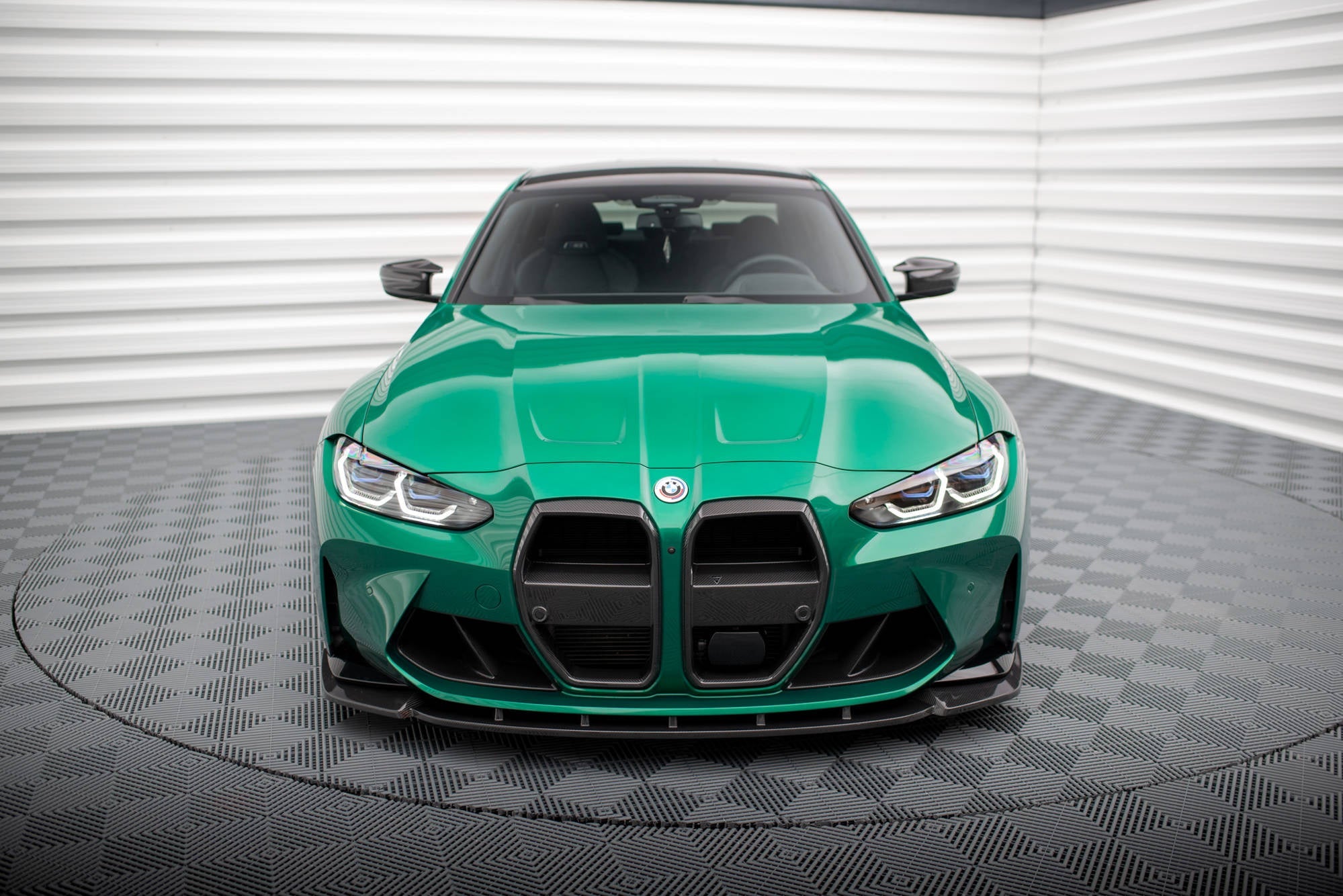 Maxton Design Splitter delantero de fibra de carbono pre-preg V.1 para BMW M3 Sedan / Touring G80 / G81 - imagen 1