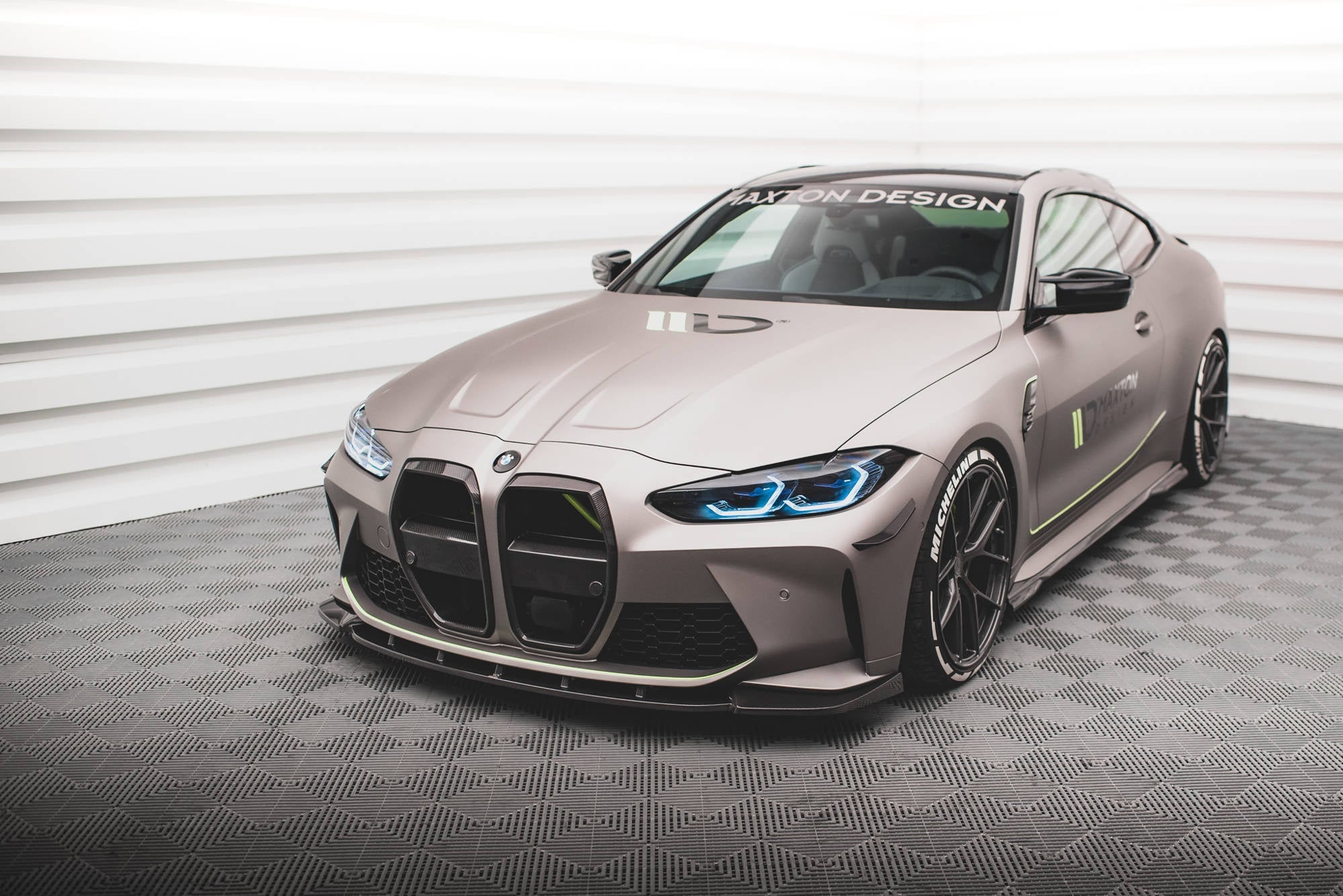 Maxton Design Splitter delantero de fibra de carbono pre-preg V.1 para BMW M3 Sedan / Touring G80 / G81 - imagen 3