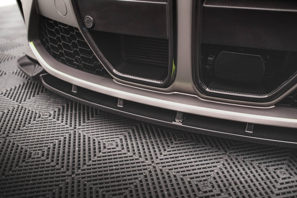 Maxton Design Splitter delantero de fibra de carbono pre-preg V.1 para BMW M3 Sedan / Touring G80 / G81 - imagen 4