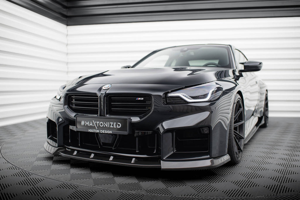 Maxton Design Splitter delantero de fibra de carbono pre-preg V.2 para BMW M2 G87 - imagen 1