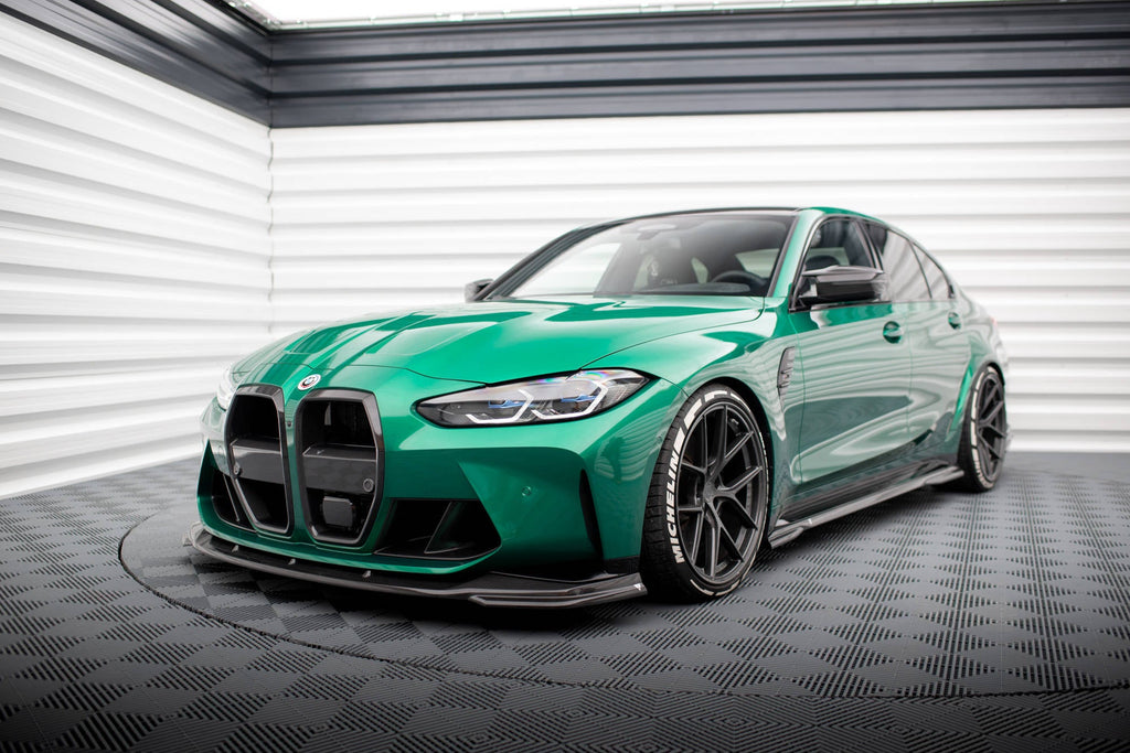 Maxton Design Splitter delantero de fibra de carbono pre-preg V.2 para BMW M3 Sedan / Touring G80 / G81 - imagen 2
