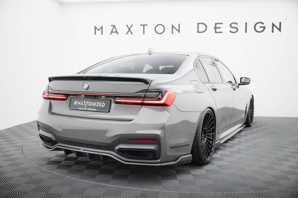 Maxton Design Splitter trasero de fibra de carbono pre-preg para BMW 7 M-Pack G11 / G12 Facelift - imagen 2