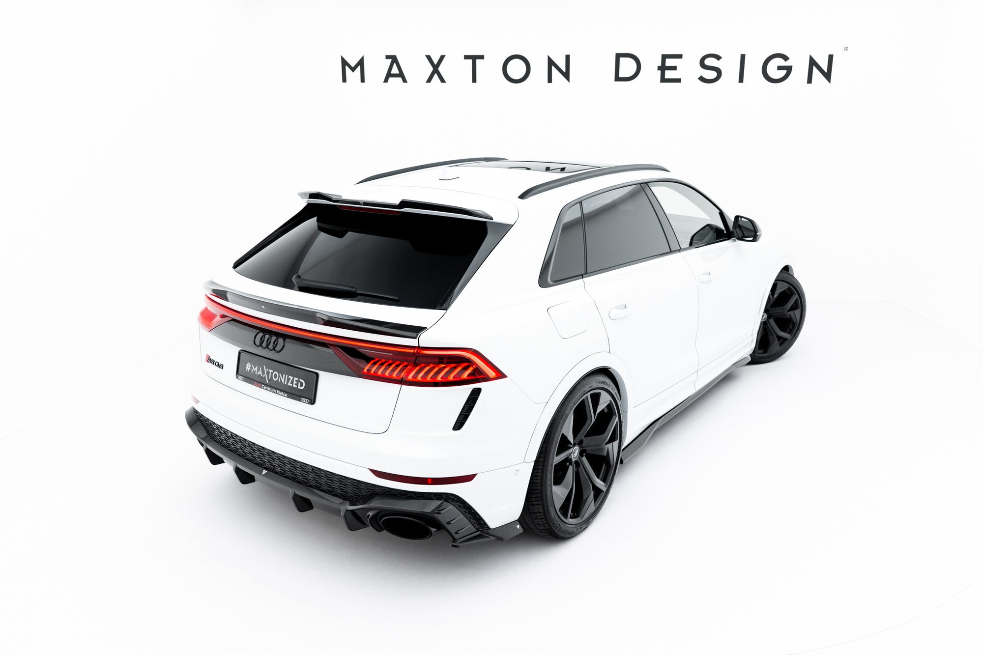Maxton Design Prepreg Carbon Fiber Tailgate Spoiler (Upper) para Audi RSQ8 Mk1 Facelift - imagen 2