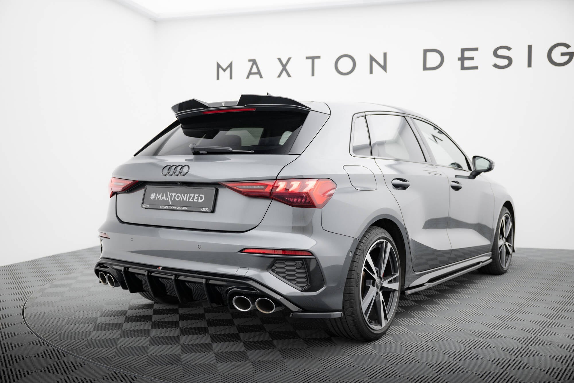 Maxton Design Prepreg Carbon Fiber Tailgate Spoiler para Audi RS3 / S3 / A3 S-Line Sportback 8Y / 8Y Facelift - imagen 6