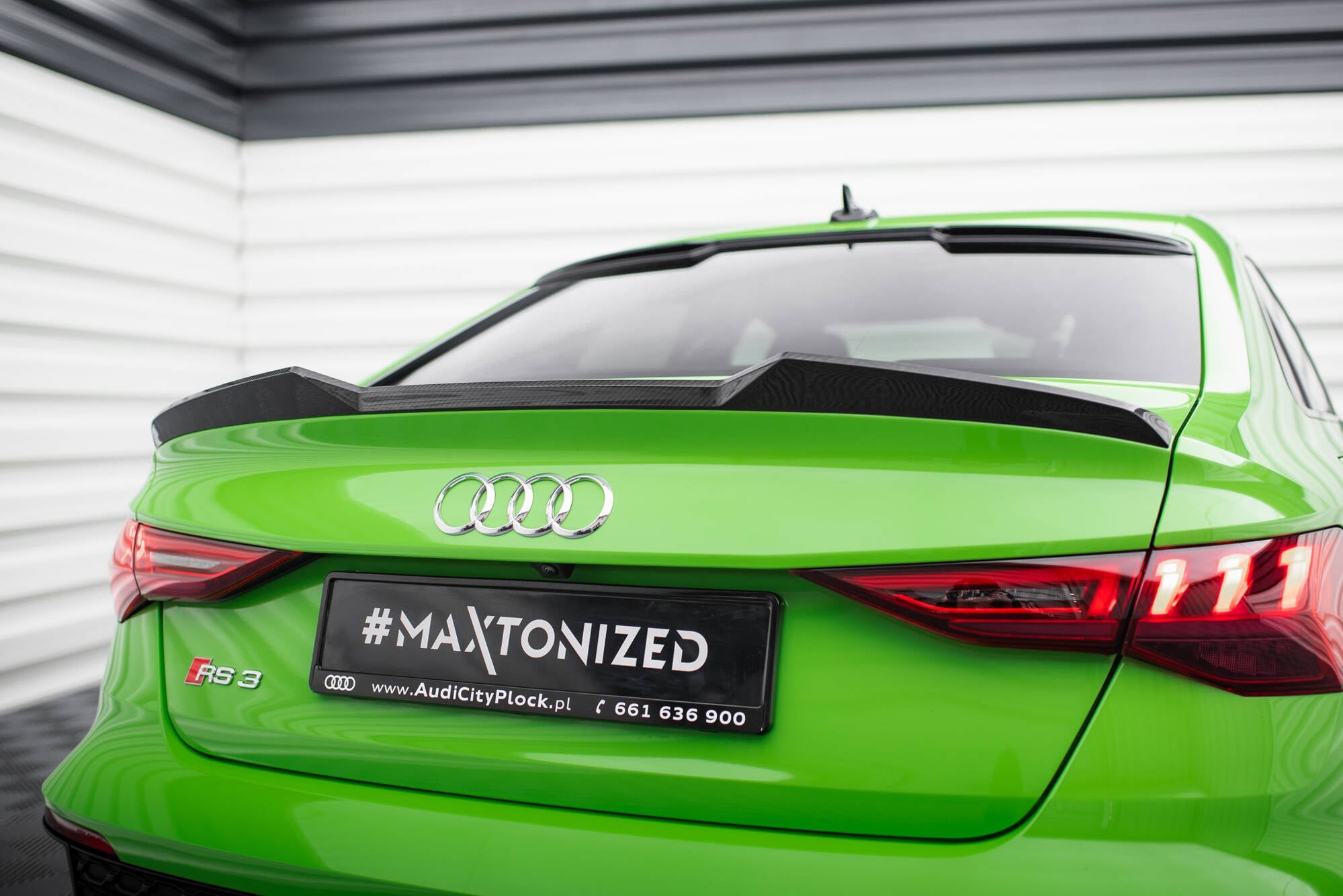 Maxton Design Prepreg Carbon Fiber Tailgate Spoiler para Audi RS3 / S3 / A3 S-Line / Standard Sedan 8Y - imagen 1