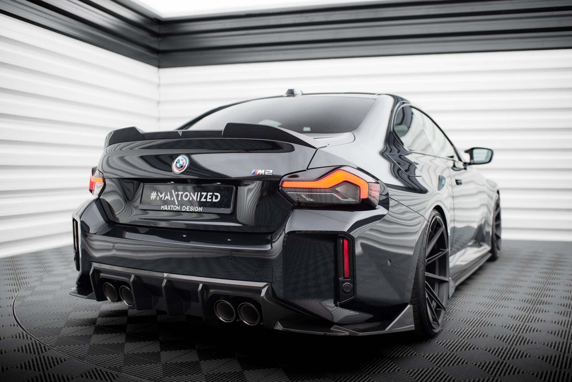 Maxton Design Prepreg Carbon Fiber Tailgate Spoiler para BMW M2 G87 / M240i / 2 M-Pack / 2 Standard G42 - imagen 6