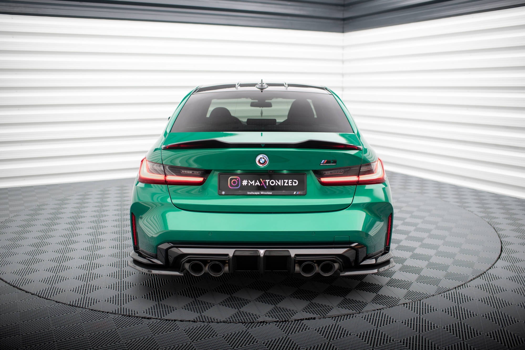 Maxton Design Prepreg Carbon Fiber Tailgate Spoiler para BMW M3 G80 / M340i G20 / 3 M-Pack G20 / 3 Standard G20 - imagen 9