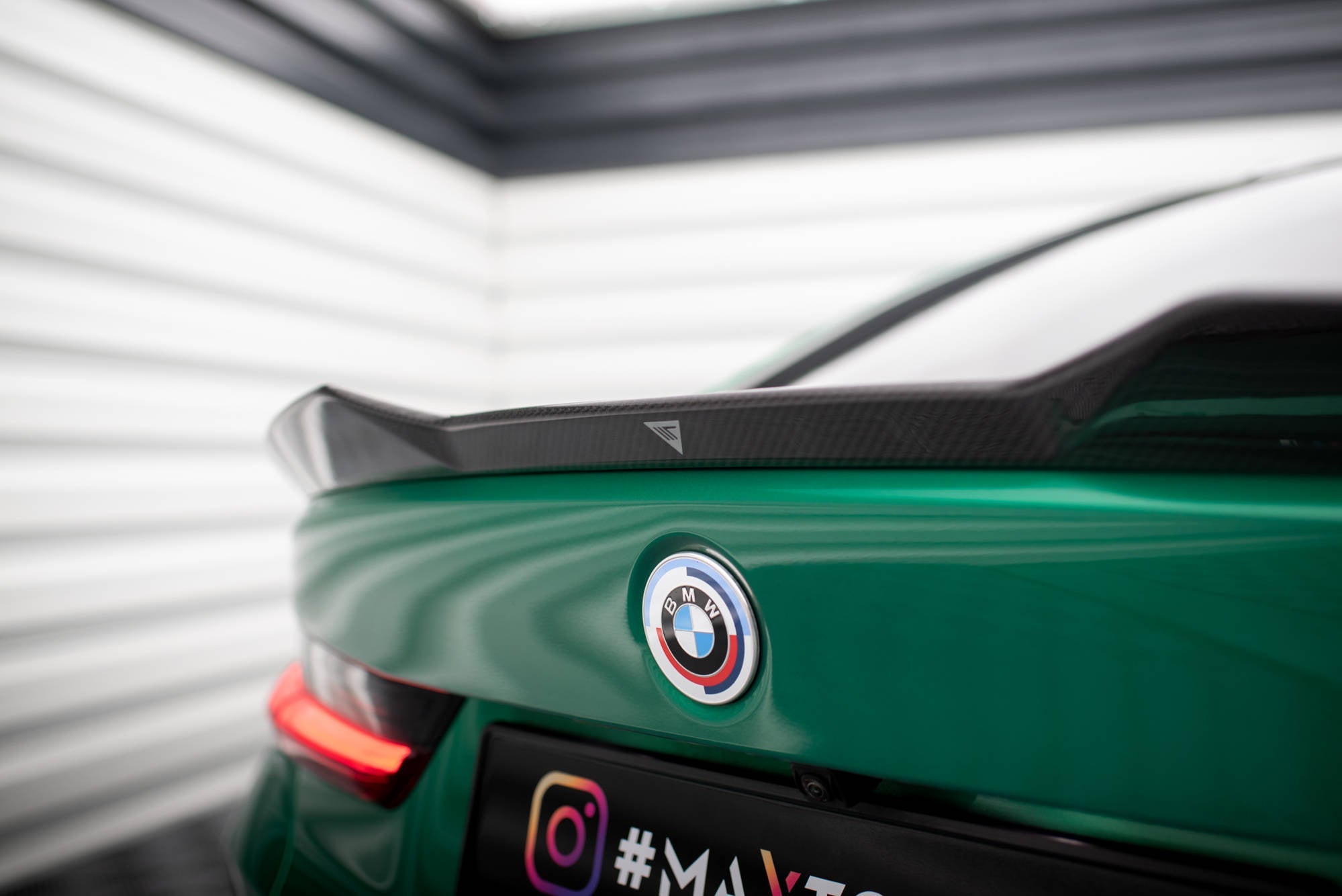 Maxton Design Prepreg Carbon Fiber Tailgate Spoiler para BMW M3 G80 / M340i G20 / 3 M-Pack G20 / 3 Standard G20 - imagen 3