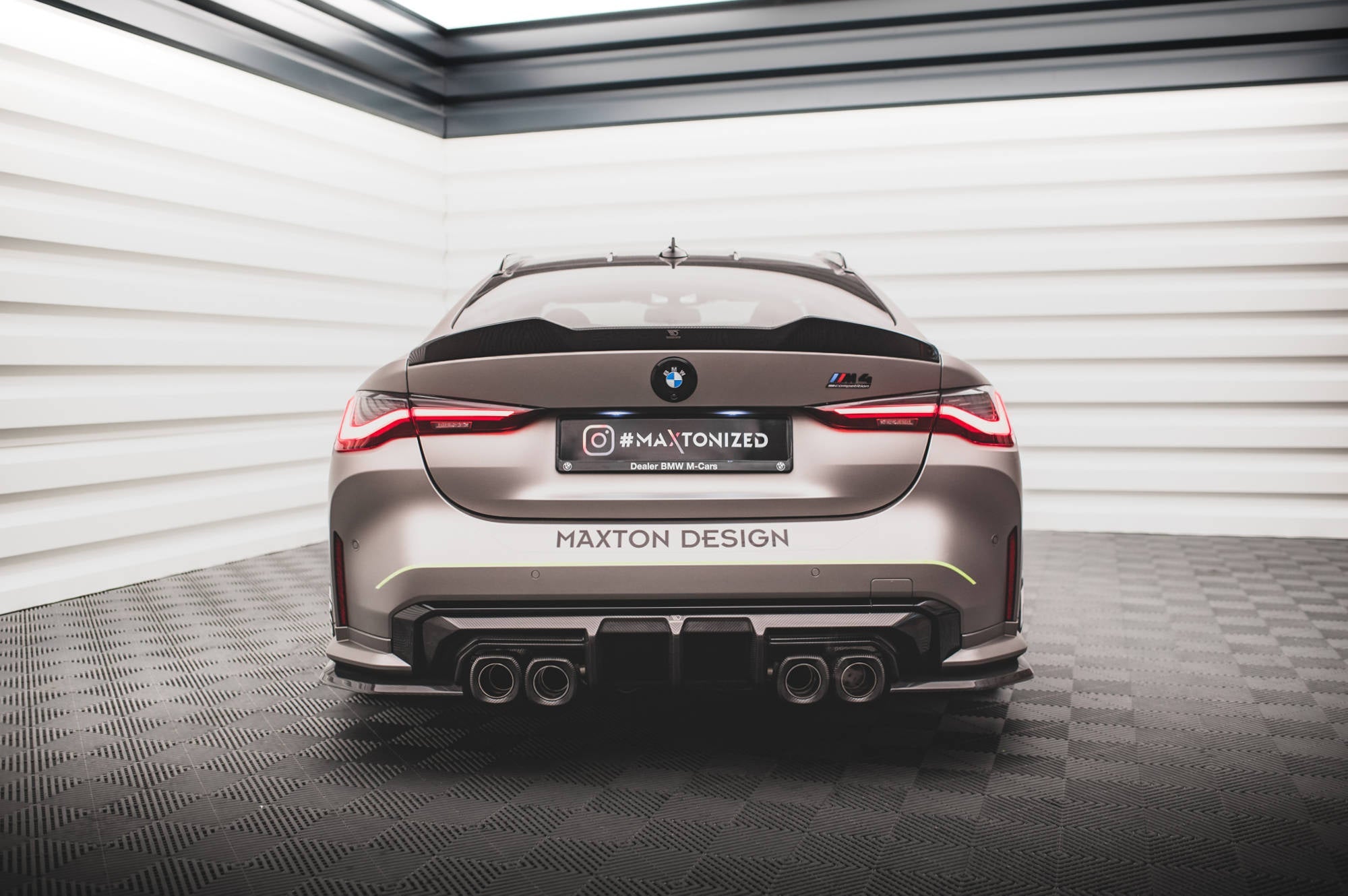 Maxton Design Prepreg Carbon Fiber Tailgate Spoiler para BMW M4 G82 / G82 Facelift / M440i / 4 M-Pack G22 / G22 Facelift - imagen 6