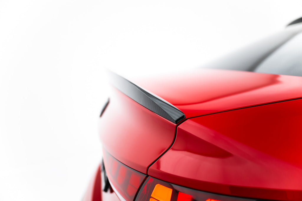 Maxton Design Prepreg Carbon Fiber Tailgate Spoiler V.2 para Audi RS3 / S3 / A3 S-Line / A3 Sedan 8Y Facelift - imagen 4